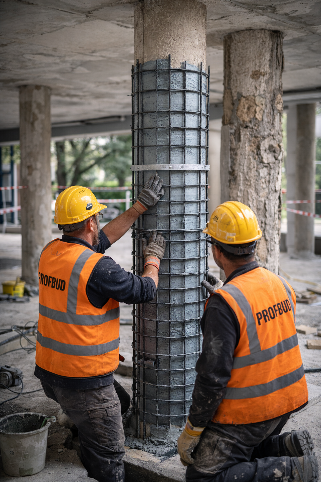Remont słupów na&nbsp;Uniwersytecie Opolskim
